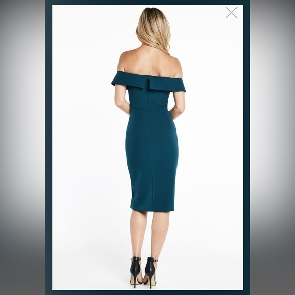 NWT BARDOT Bella Off The Shoulder Dress - Picture 3 of 8